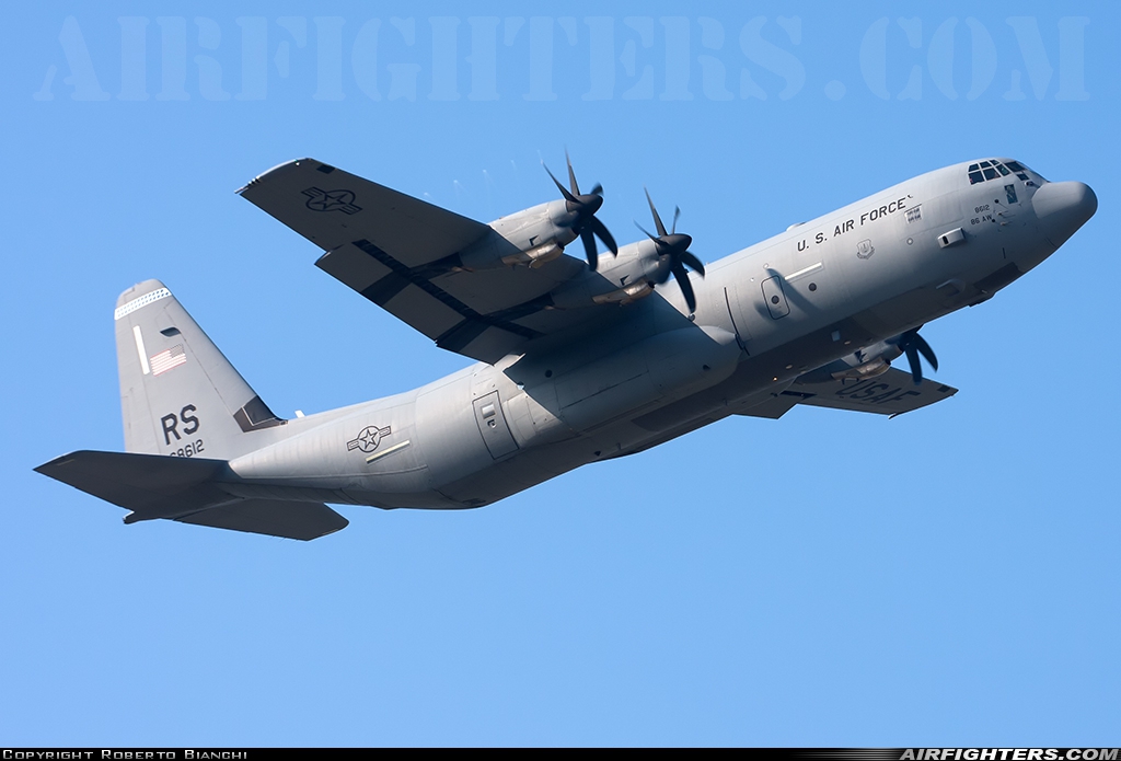 USA - Air Force Lockheed Martin C-130J-30 Hercules (L-382) 06-8612 at Verona - Villafranca (Valerio Catullo) (VRN / LIPX), Italy
