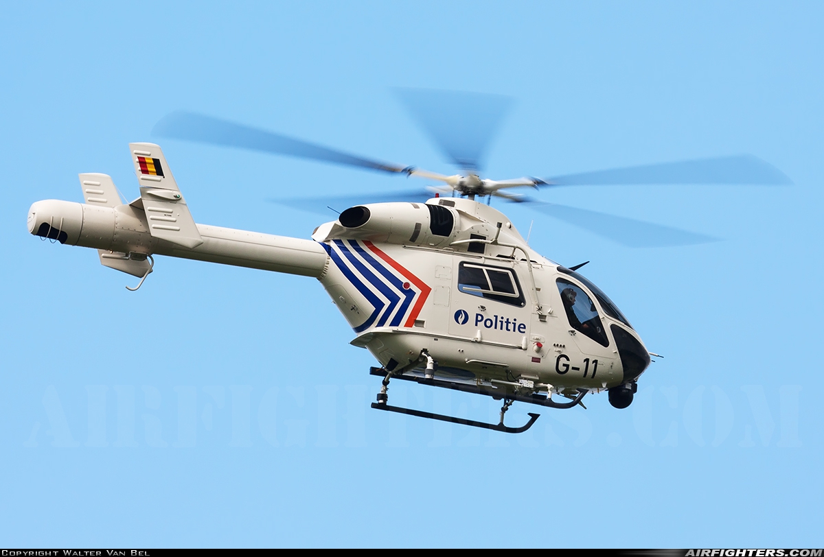 Belgium - Police MD Helicopters MD-902 Explorer G-11 at Kleine Brogel (EBBL), Belgium