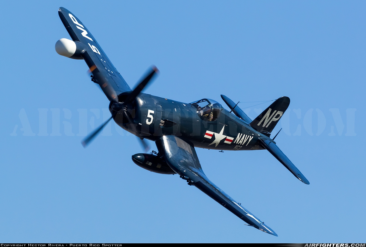 Private - Collings Foundation Vought F4U-5NL Corsair NX45NL at Jacksonville - NAS Towers Field (NIP / KNIP), USA