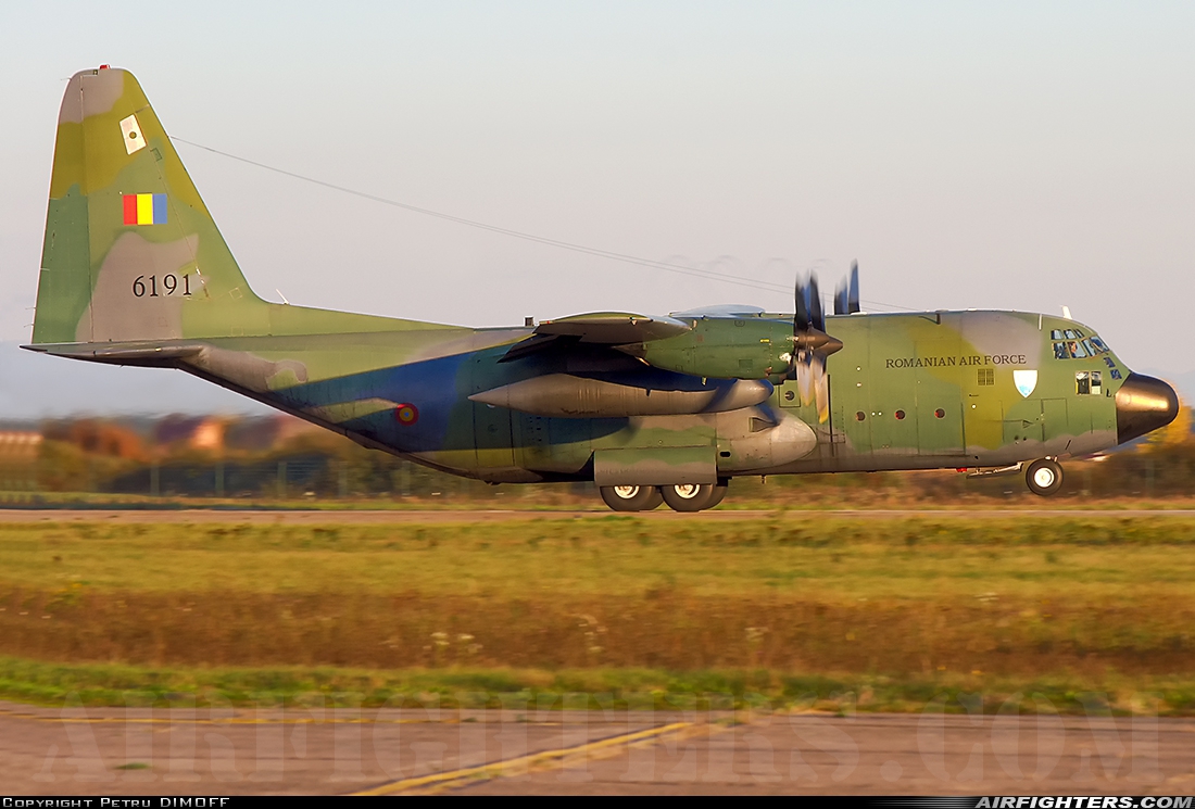 Romania - Air Force Lockheed C-130H Hercules (L-382) 6191 at Satu Mare (SUJ/LRSM), Romania