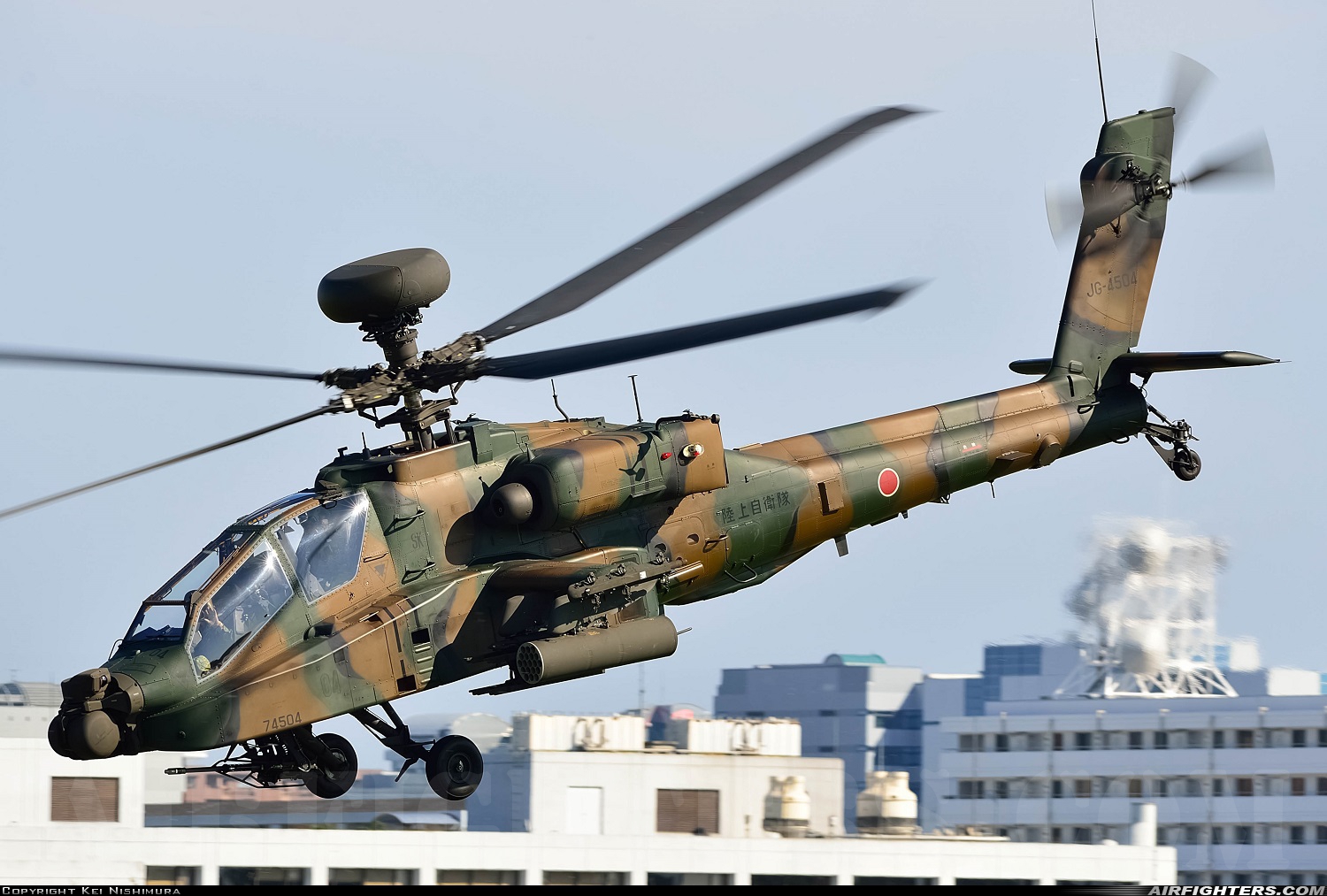 Japan - Army Boeing AH-64DJP Apache Longbow 74504 at Tokyo - Tachikawa (RJTC), Japan