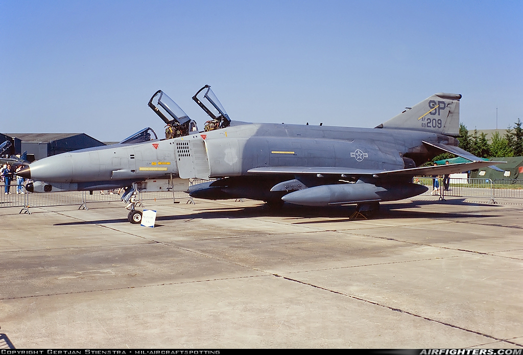 USA - Air Force McDonnell Douglas F-4G Phantom II 69-7209 at Reims - Champagne (RHE / LFSR), France