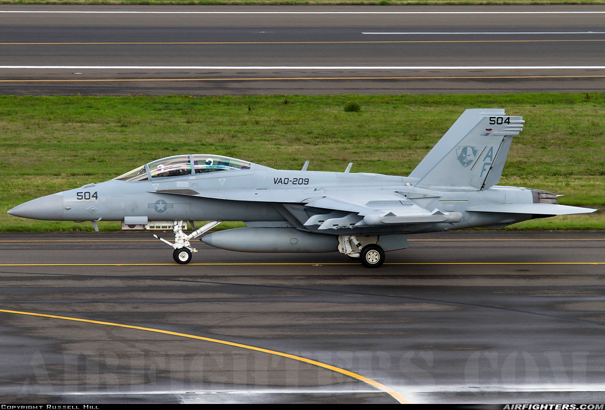 USA - Navy Boeing EA-18G Growler 166900 at Portland - Int. (PDX / KPDX), USA