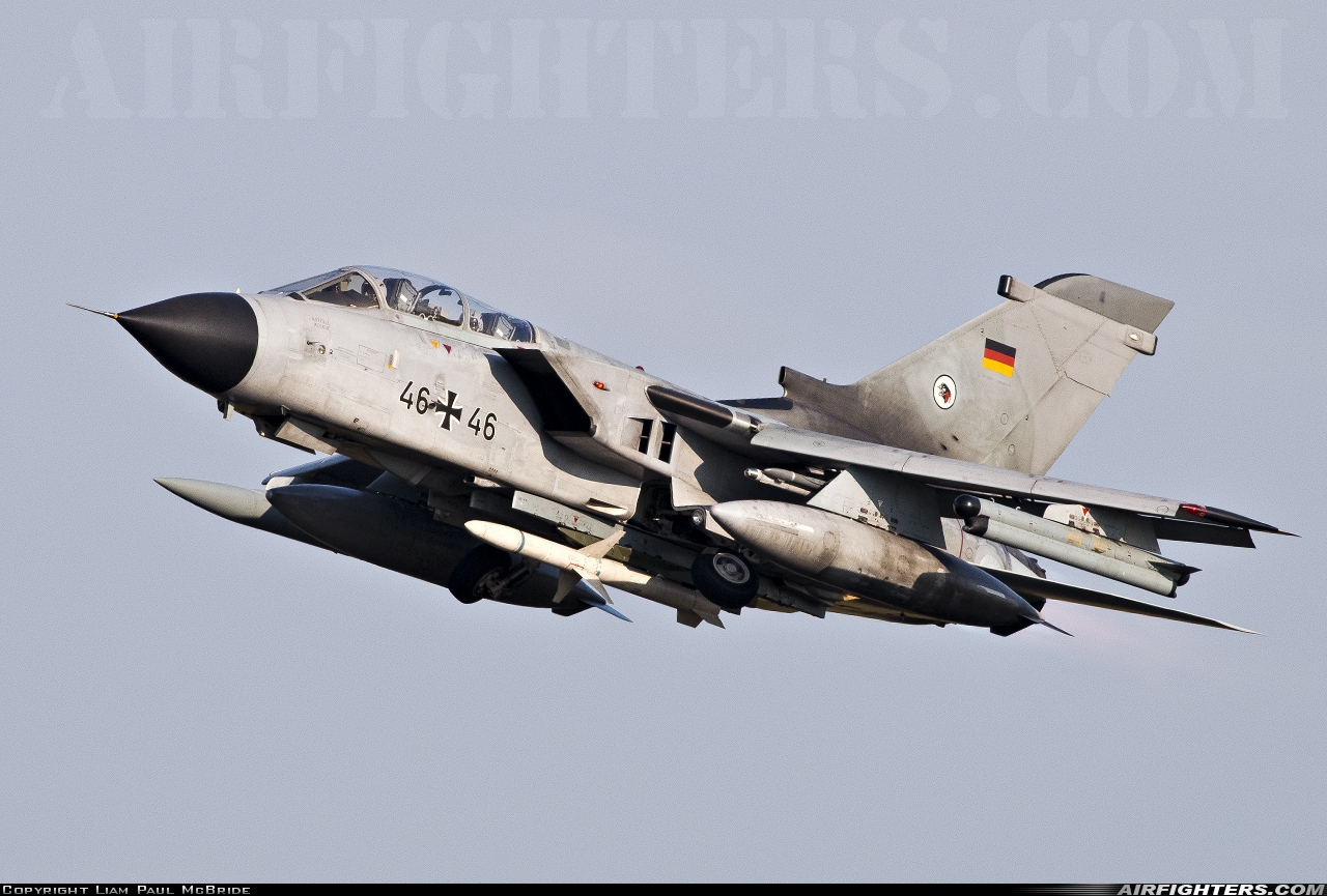 Germany - Air Force Panavia Tornado ECR 46+46 at Lossiemouth (LMO / EGQS), UK