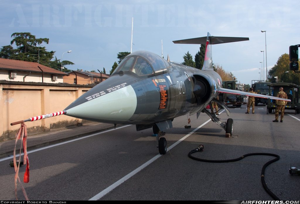 Italy - Air Force Lockheed RF-104G Starfighter MM6525 at Off-Airport - Villafranca (VR), Italy