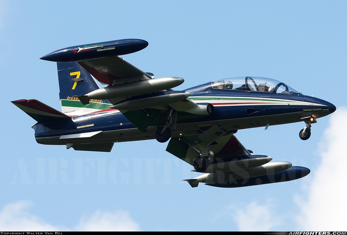 Italy - Air Force Aermacchi MB-339PAN MM55058 at Kleine Brogel (EBBL), Belgium