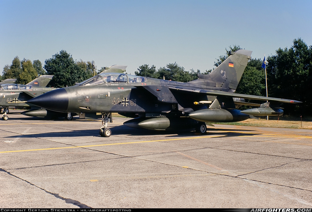 Germany - Air Force Panavia Tornado IDS 44+81 at Kleine Brogel (EBBL), Belgium