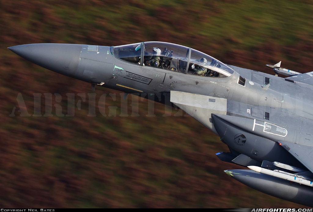 USA - Air Force McDonnell Douglas F-15E Strike Eagle 91-0317 at Off-Airport - Machynlleth Loop Area, UK