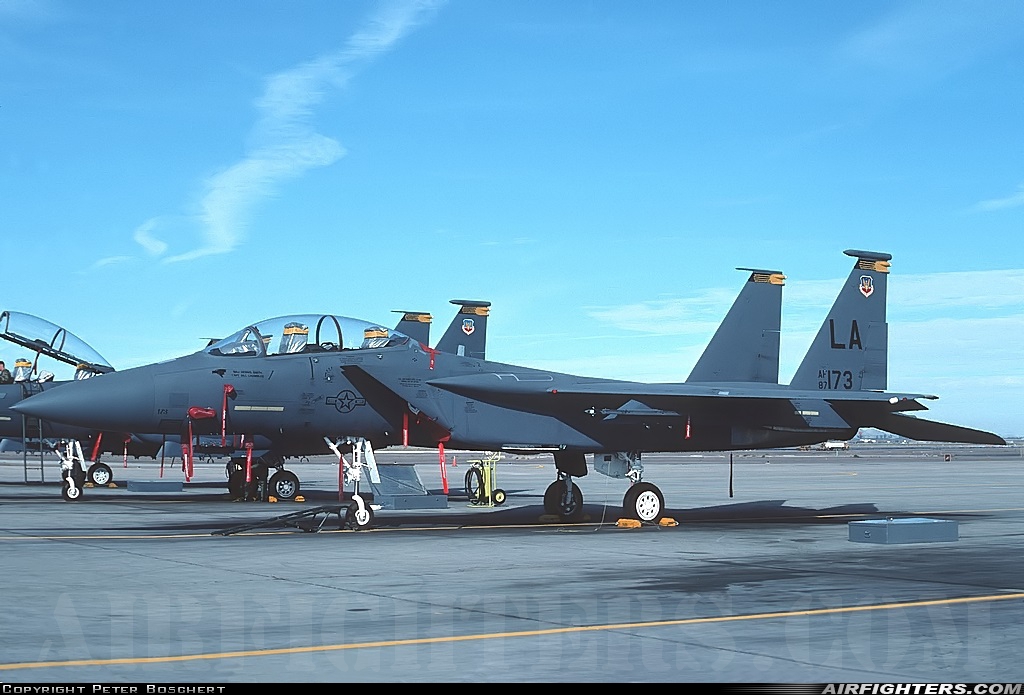 USA - Air Force McDonnell Douglas F-15E Strike Eagle 87-0173 at Glendale (Phoenix) - Luke AFB (LUF / KLUF), USA