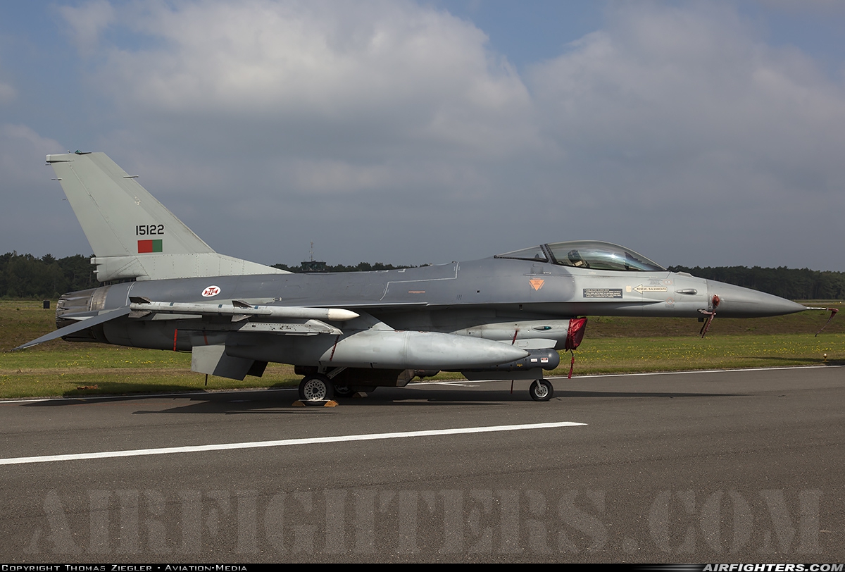 Portugal - Air Force General Dynamics F-16AM Fighting Falcon 15122 at Kleine Brogel (EBBL), Belgium
