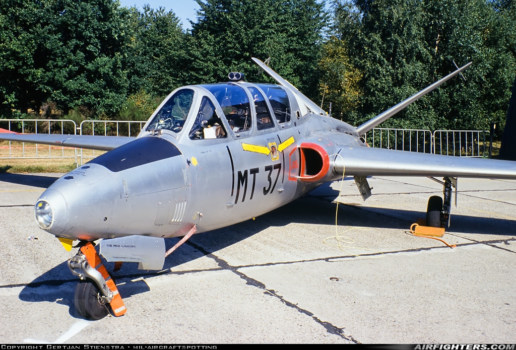 Belgium - Air Force Fouga CM-170R Magister MT37 at Kleine Brogel (EBBL), Belgium