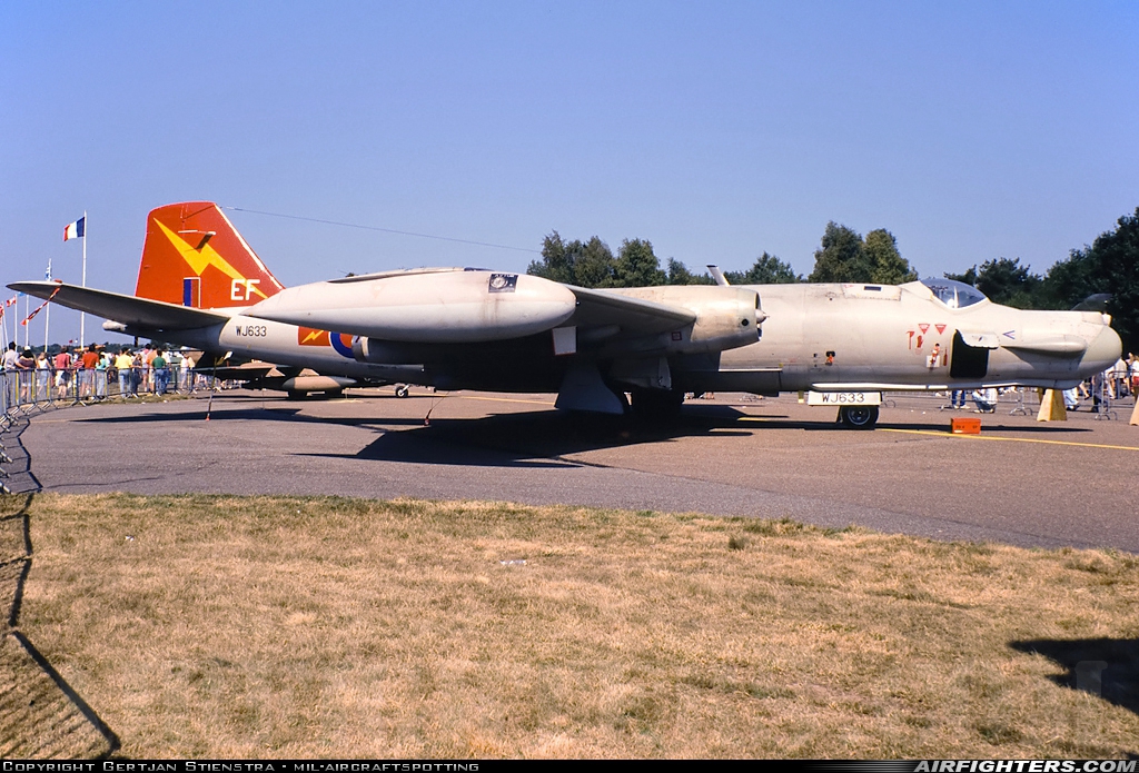 UK - Air Force English Electric Canberra T17A WJ633 at Kleine Brogel (EBBL), Belgium