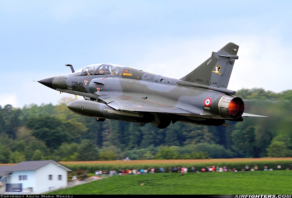 France - Air Force Dassault Mirage 2000N 375 at Payerne (LSMP), Switzerland