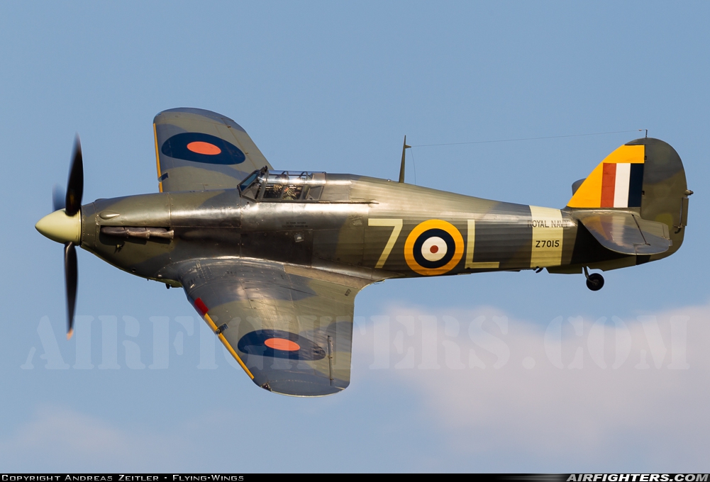 Private - The Shuttleworth Collection Hawker Sea Hurricane 1B G-BKTH at Old Warden - Biggleswade, UK