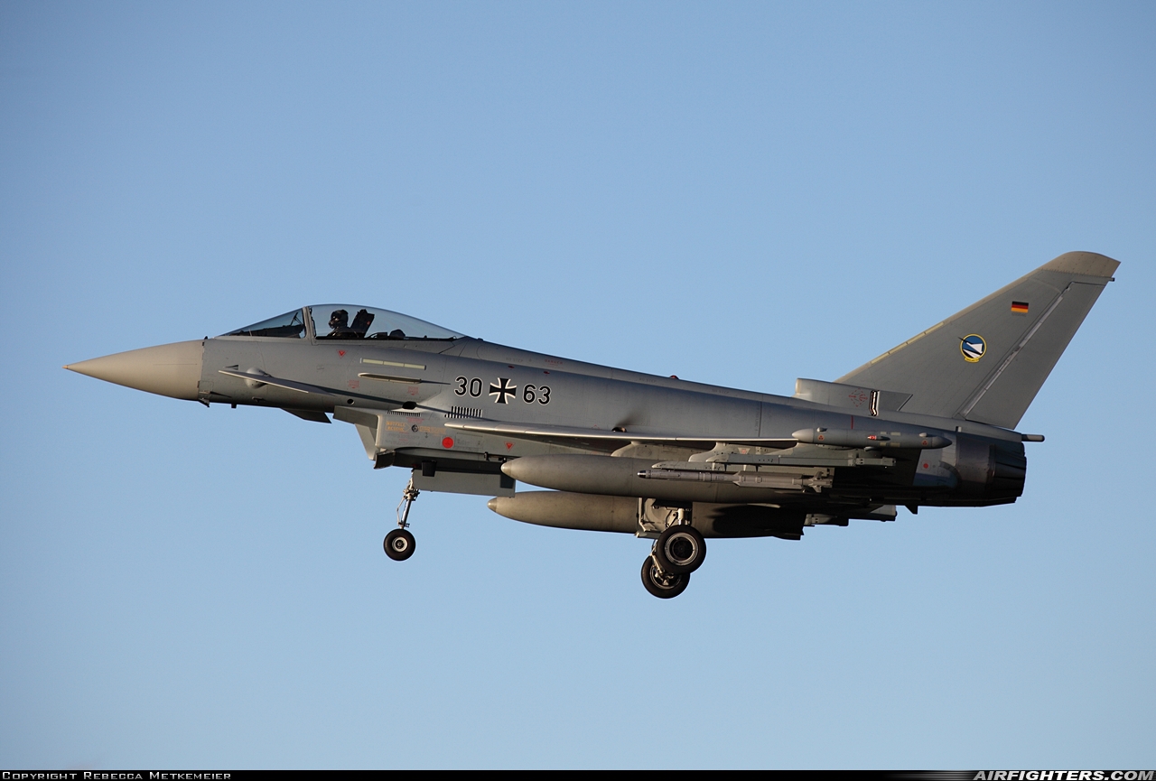 Germany - Air Force Eurofighter EF-2000 Typhoon S 30+63 at Norvenich (ETNN), Germany