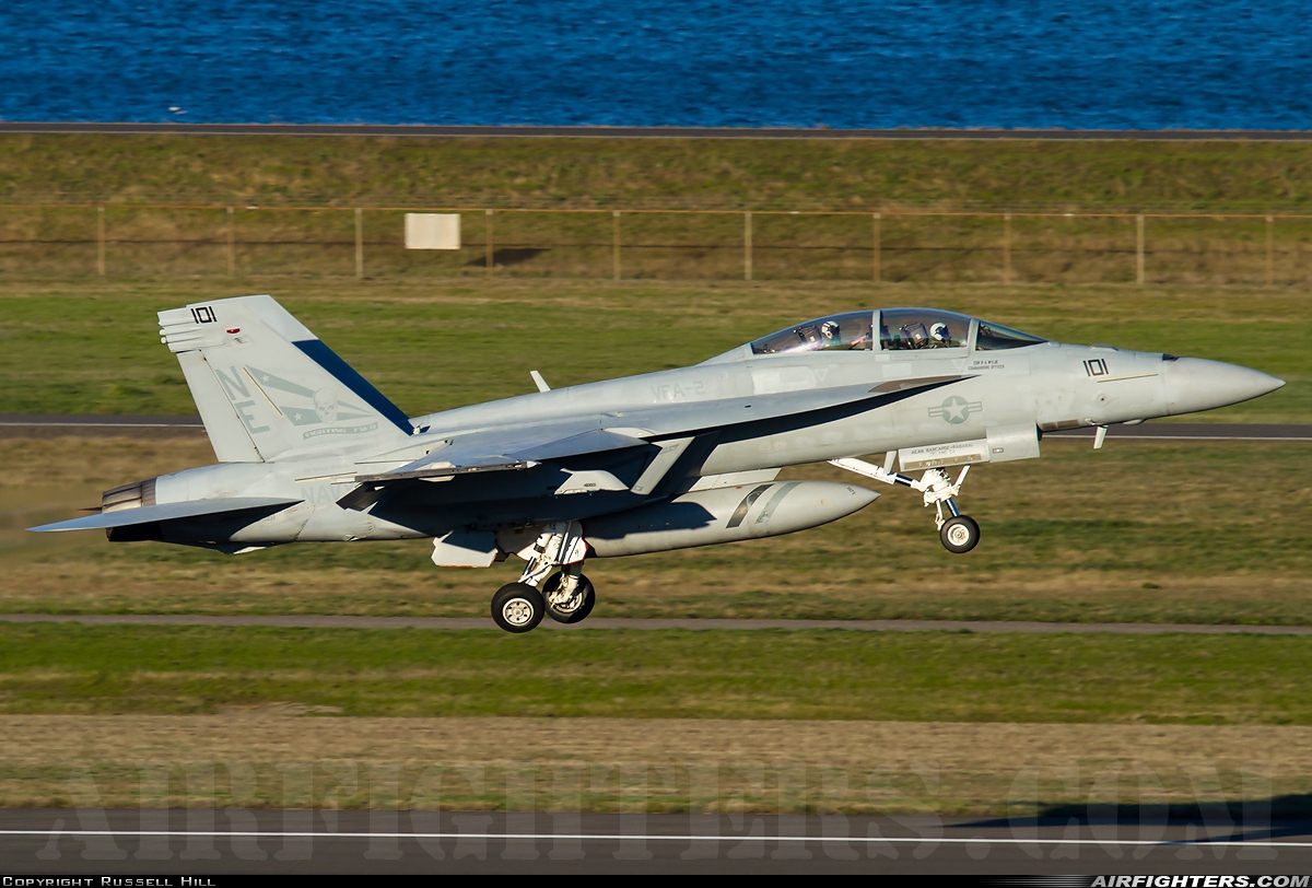 USA - Navy Boeing F/A-18F Super Hornet 166961 at Portland - Int. (PDX / KPDX), USA