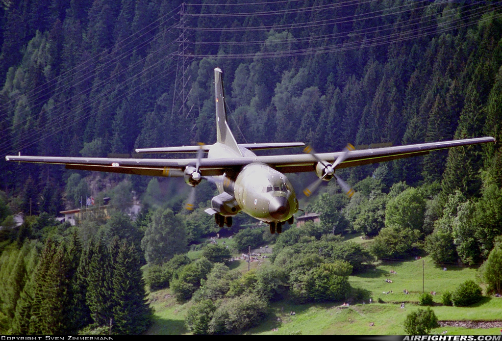 Germany - Air Force Transport Allianz C-160D 50+69 at Ambri (LSPM), Switzerland