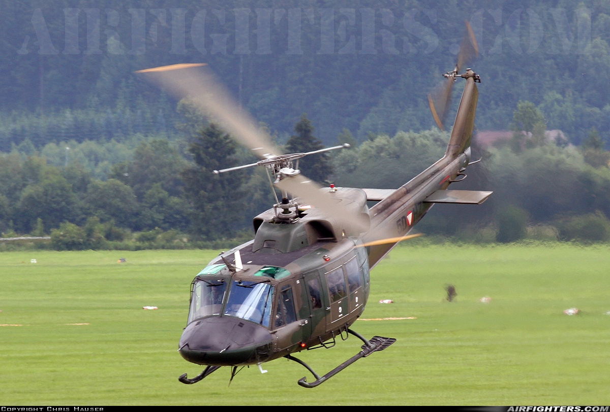 Austria - Air Force Agusta-Bell AB-212 5D-HZ at Zeltweg (LOXZ), Austria