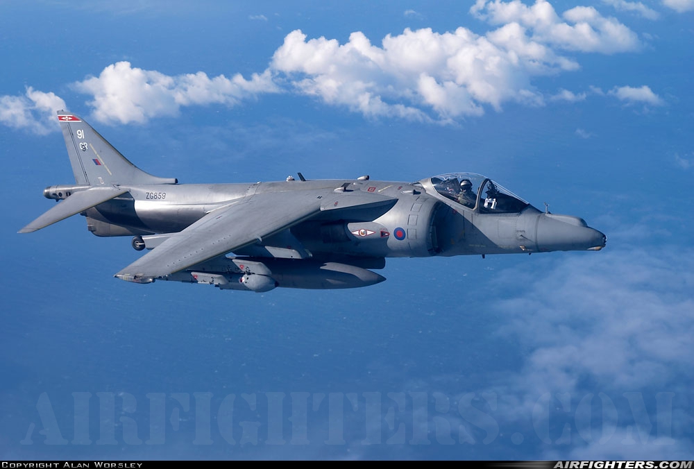 UK - Air Force British Aerospace Harrier GR.9 ZG859 at In Flight, UK