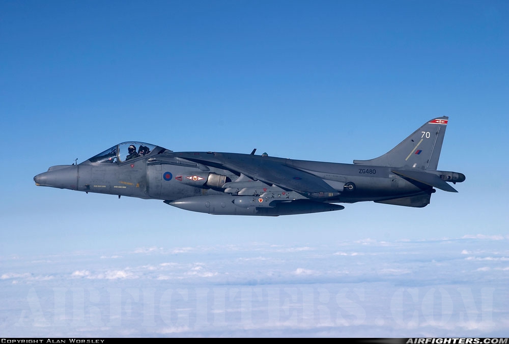 UK - Navy British Aerospace Harrier GR.9 ZG480 at In Flight, UK