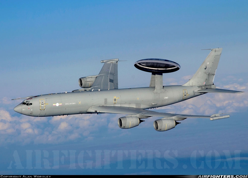 UK - Air Force Boeing E-3D Sentry AEW1 (707-300) ZH101 at In Flight, UK