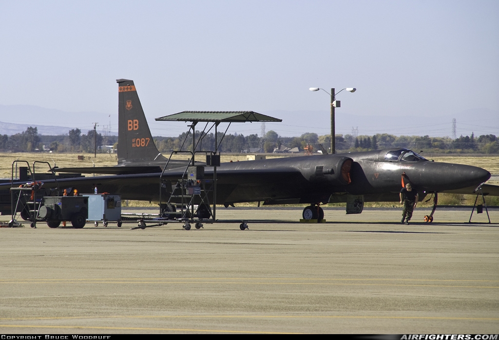 USA - Air Force Lockheed U-2S 80-1087 at Marysville - Beale AFB (BAB / KBAB), USA