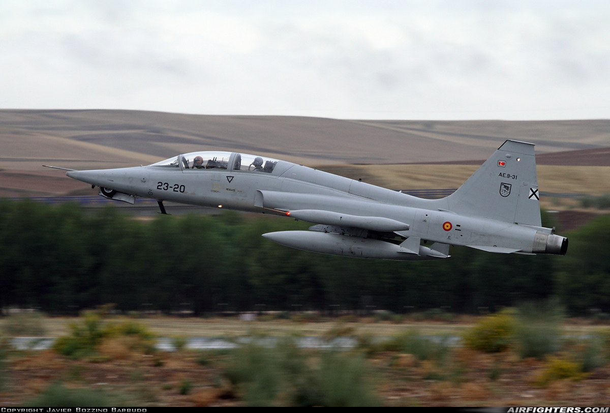 Spain - Air Force Northrop SF-5M Freedom Fighter AE.9-31 at Off-Airport - Huelva, Spain