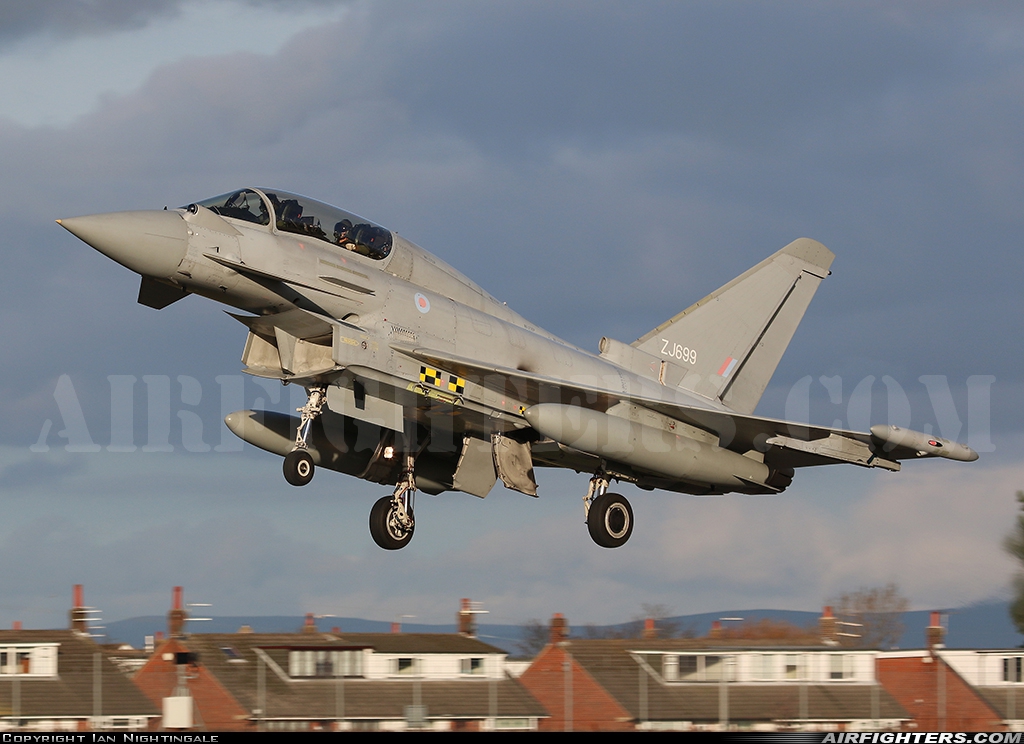 Company Owned - BAe Systems Eurofighter Typhoon T3 ZJ699 at Warton (EGNO), UK