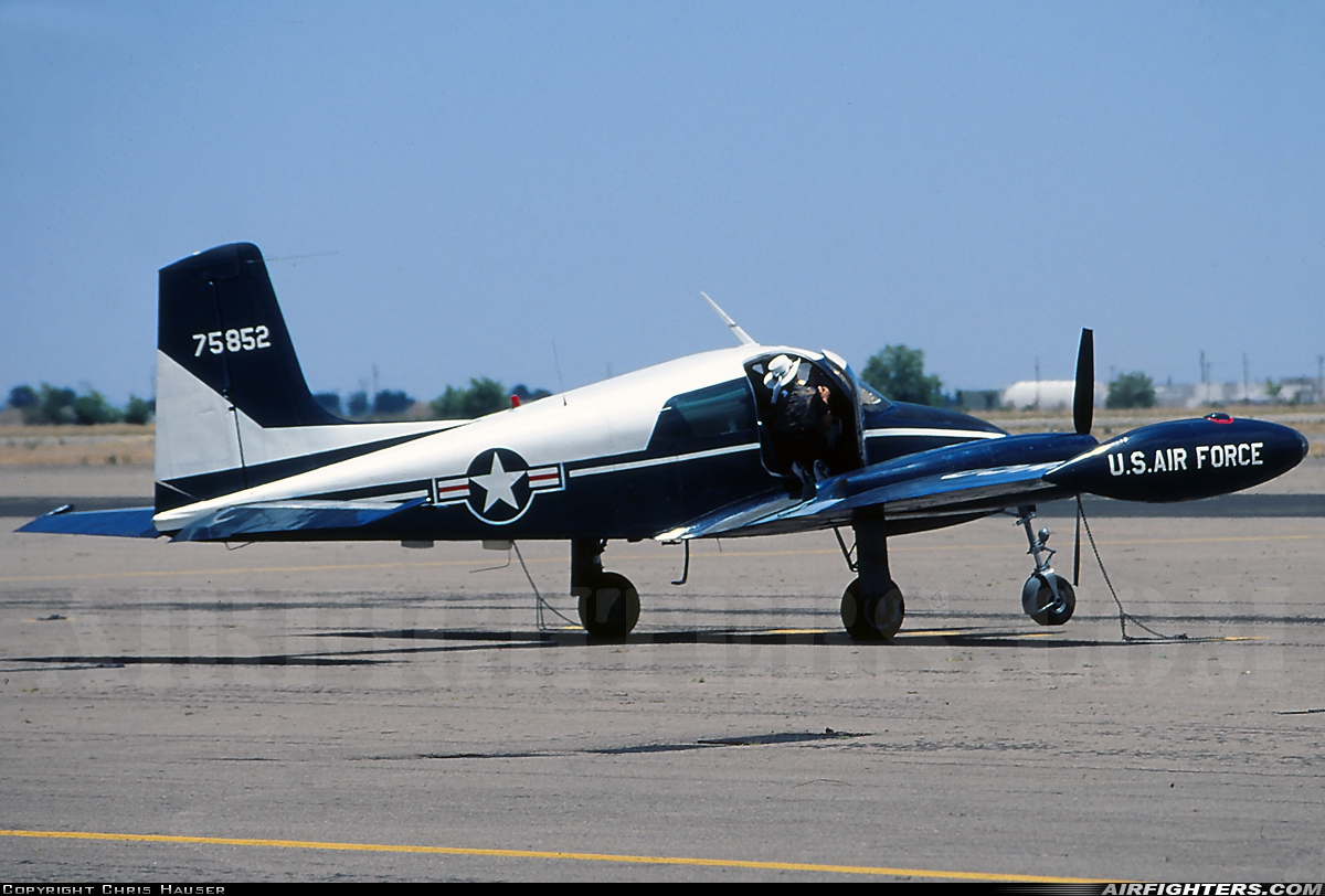 USA - Air Force Cessna U-3A (310A) 57-5852 at Roswell - Industrial Air Center (ROW / KROW), USA