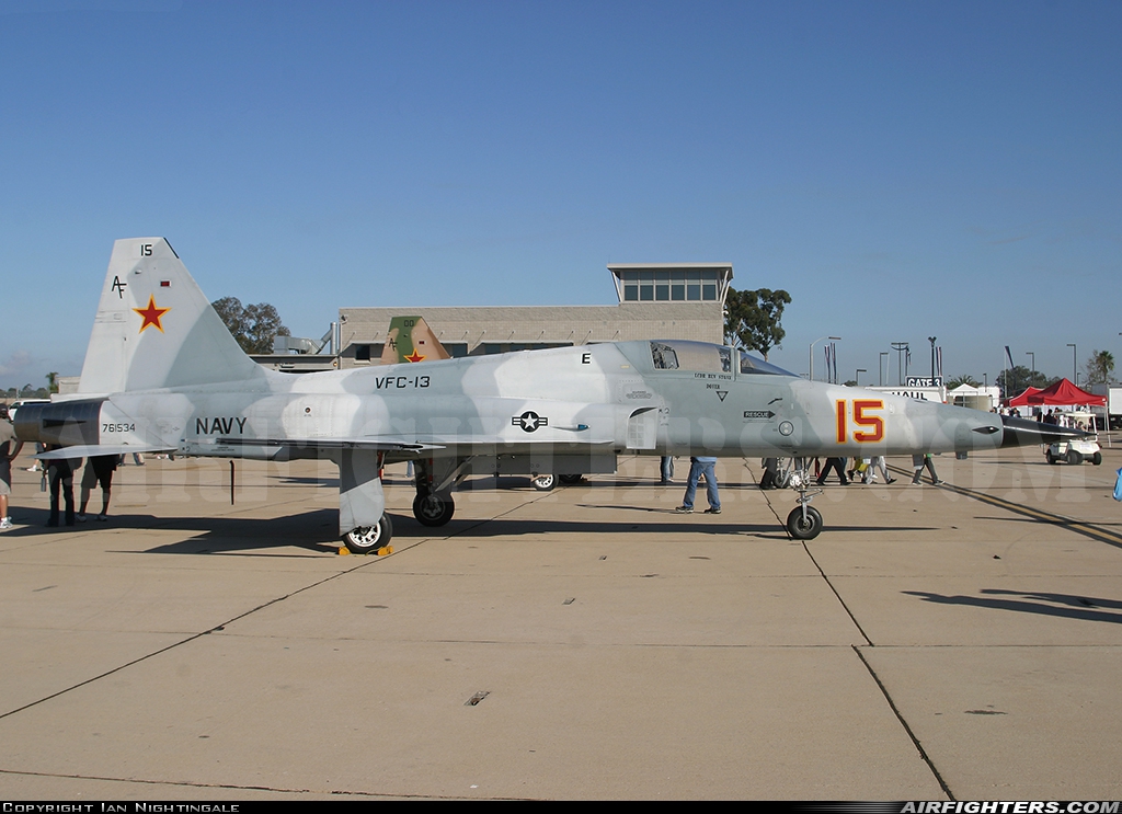 USA - Navy Northrop F-5N Tiger II 761534 at San Diego - Miramar MCAS (NAS) / Mitscher Field (NKX / KNKX), USA