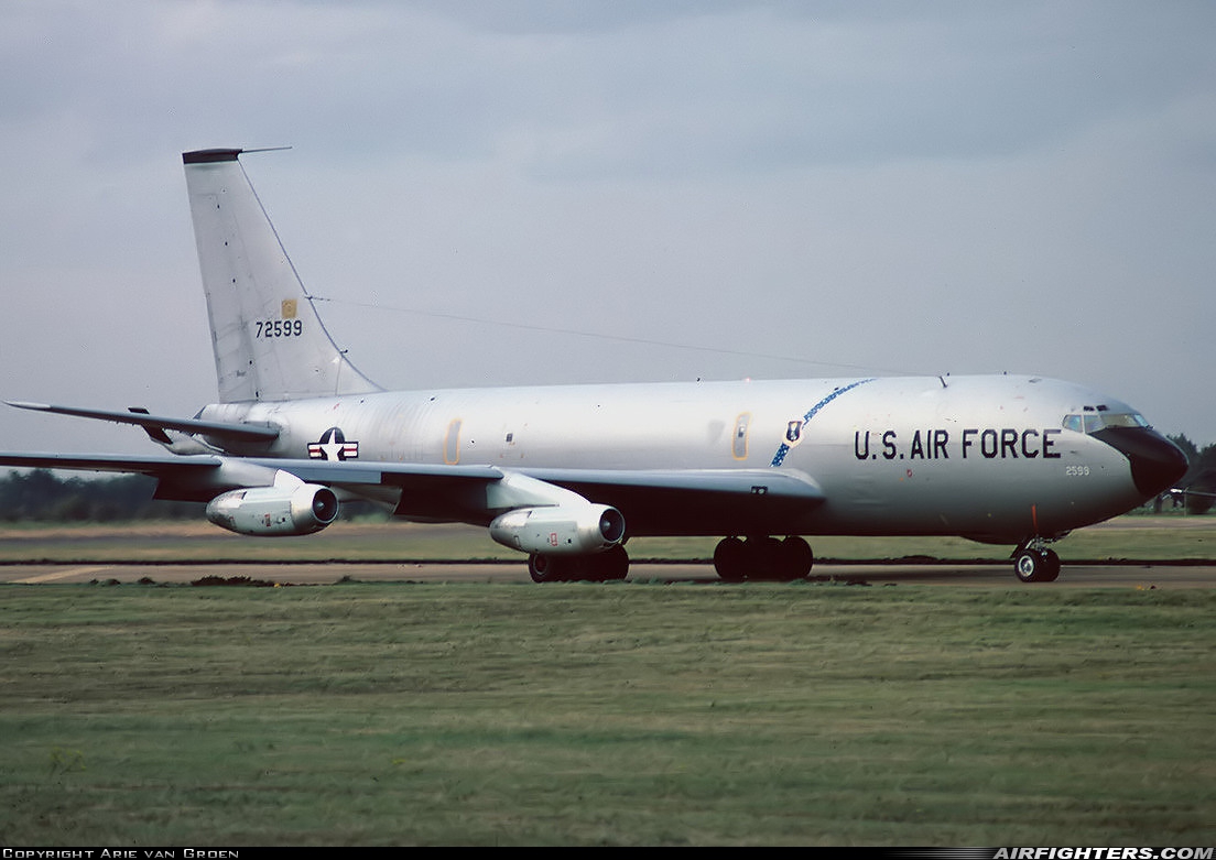 USA - Air Force Boeing KC-135A Stratotanker (717-100) 57-2599 at Mildenhall (MHZ / GXH / EGUN), UK