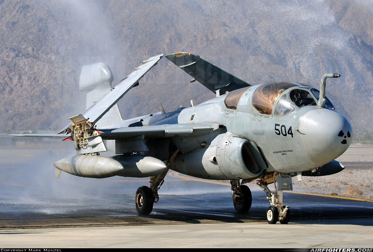 USA - Navy Grumman EA-6B Prowler (G-128) 163030 at Palm Springs - Int. (Regional / Municipal) (PSP / KPSP), USA