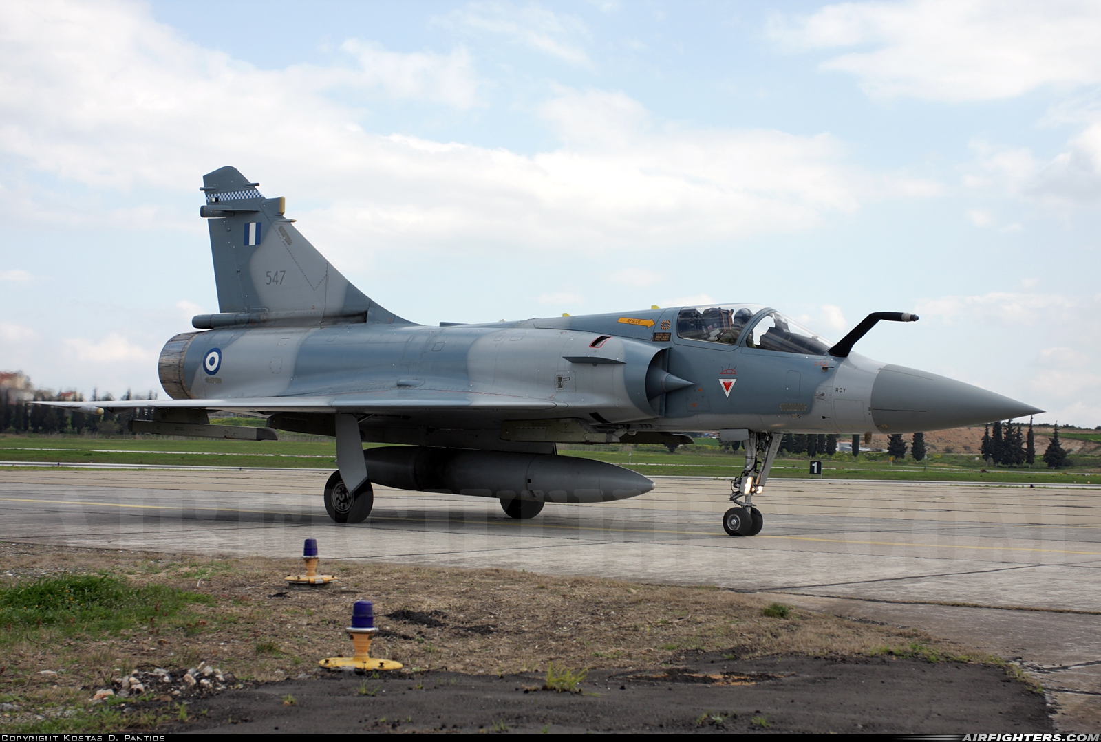 Greece - Air Force Dassault Mirage 2000-5EG 547 at Tanagra (LGTG), Greece