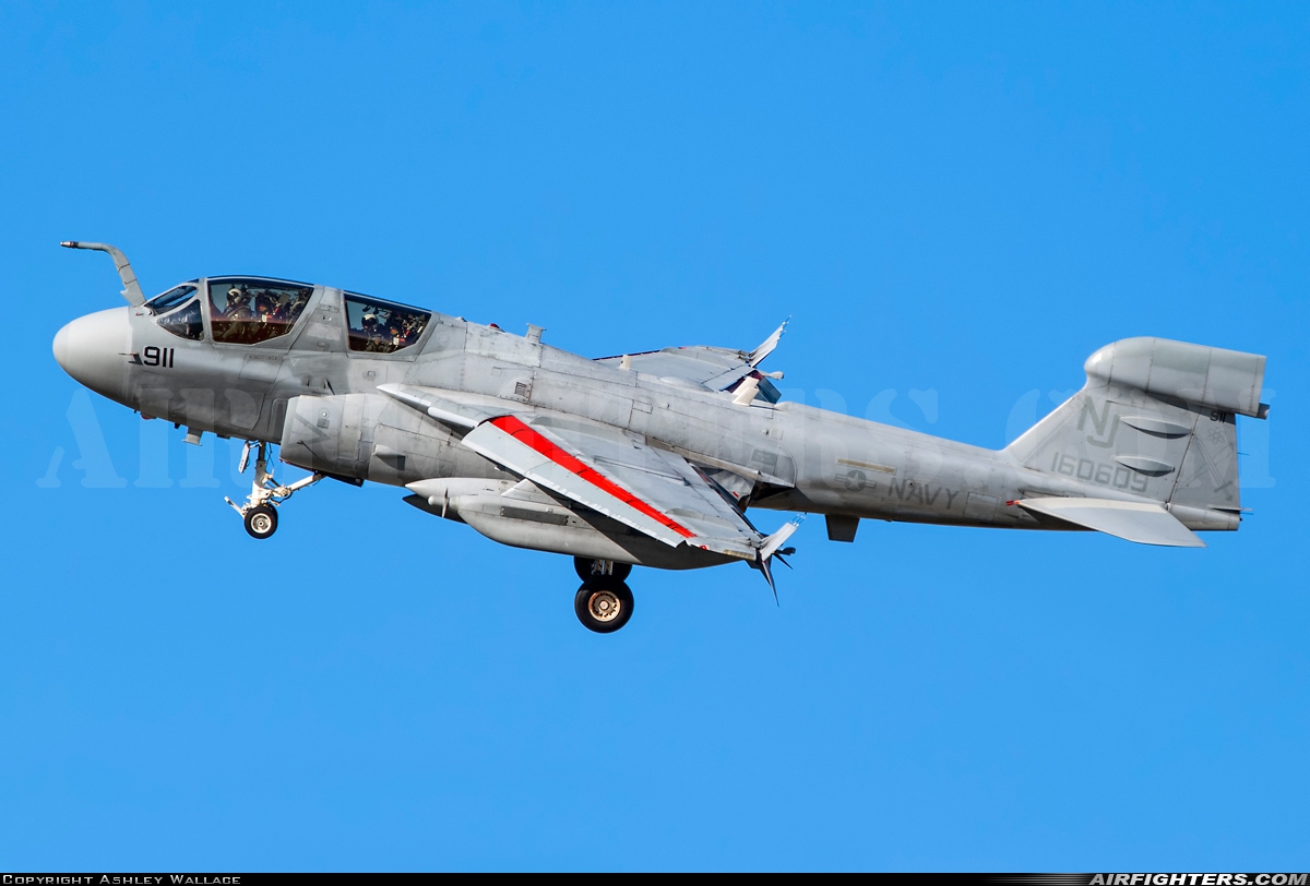 USA - Navy Grumman EA-6B Prowler (G-128) 160609 at El Centro - NAF (NJK / KNJK), USA