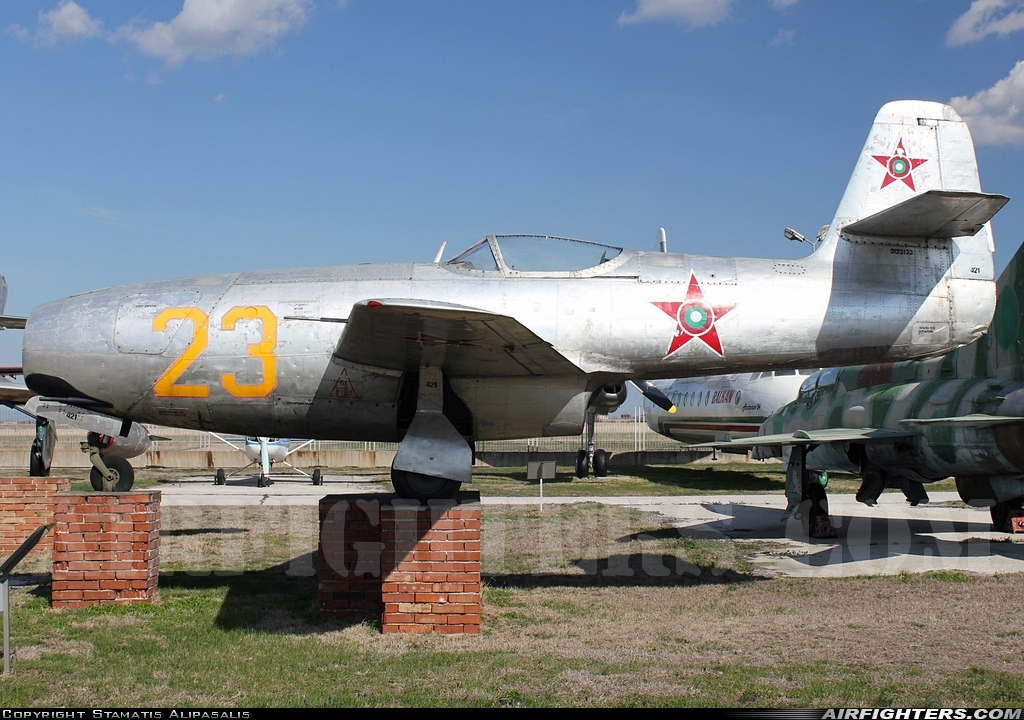 Bulgaria - Air Force Yakovlev Yak-23 23 at Plovdiv (- Krumovo) (PDV / LBPD), Bulgaria