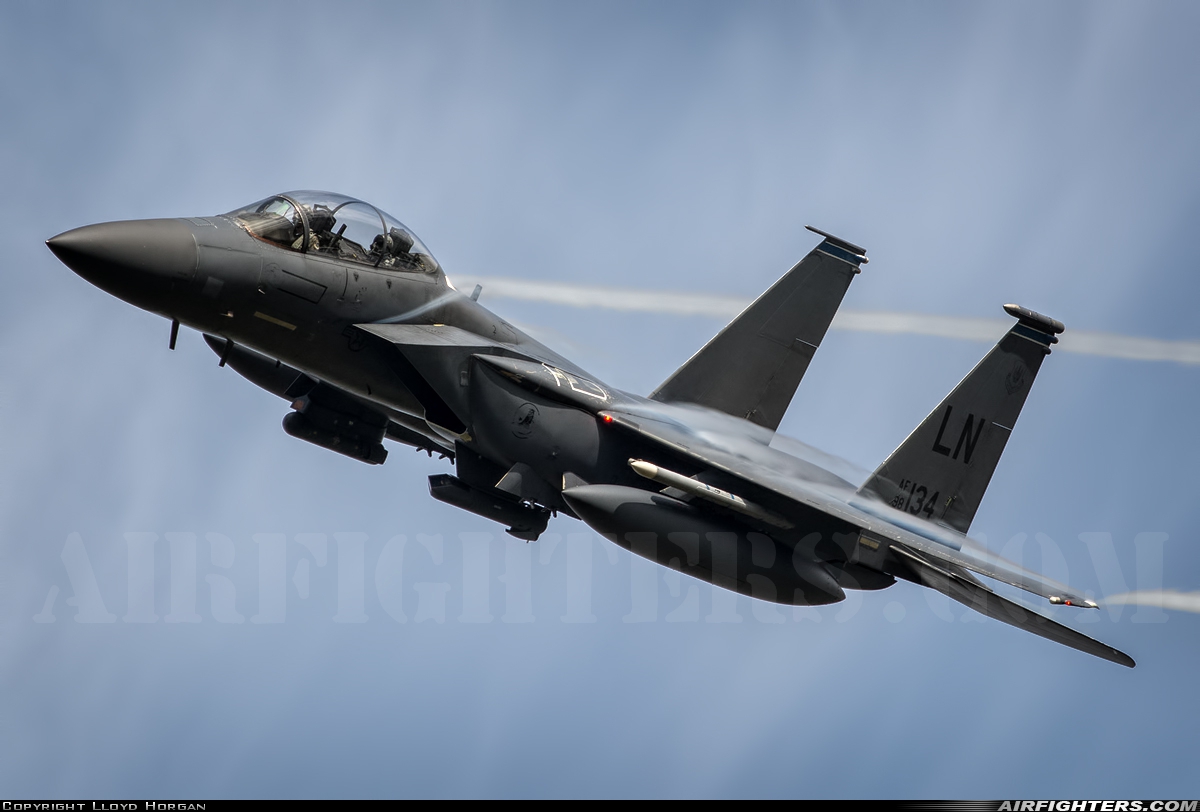 USA - Air Force McDonnell Douglas F-15E Strike Eagle 98-0134 at Off-Airport - Machynlleth Loop Area, UK
