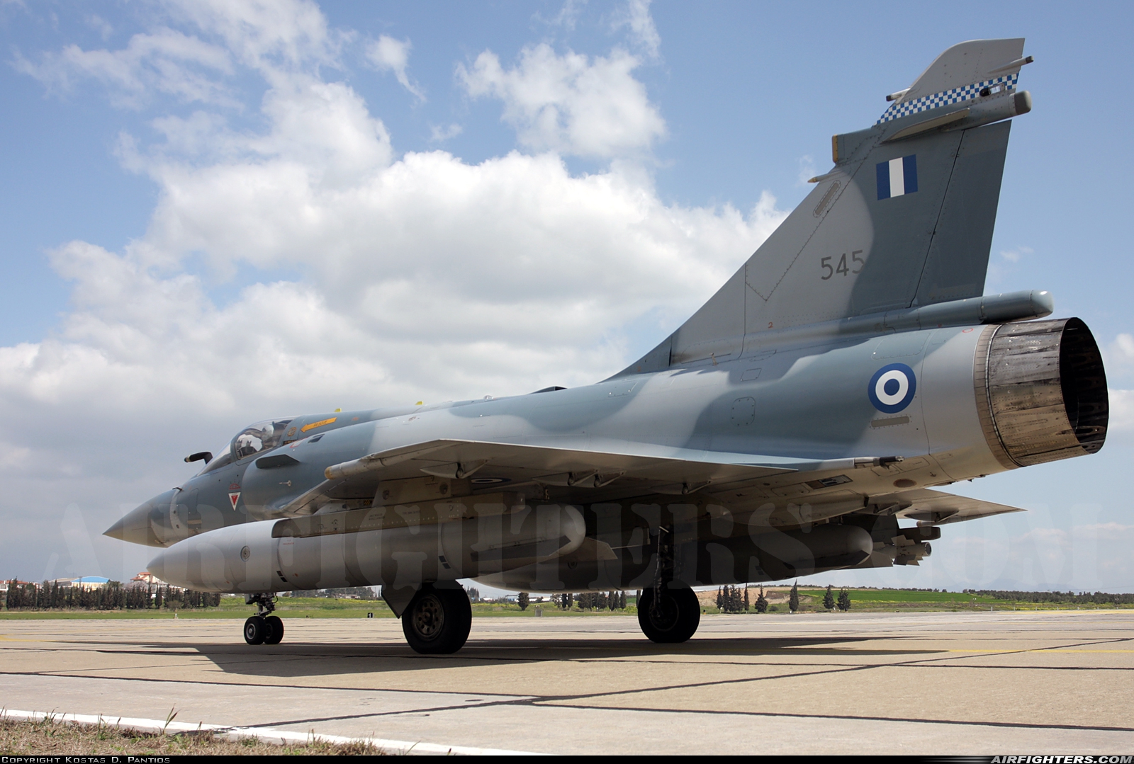 Greece - Air Force Dassault Mirage 2000-5EG 545 at Tanagra (LGTG), Greece