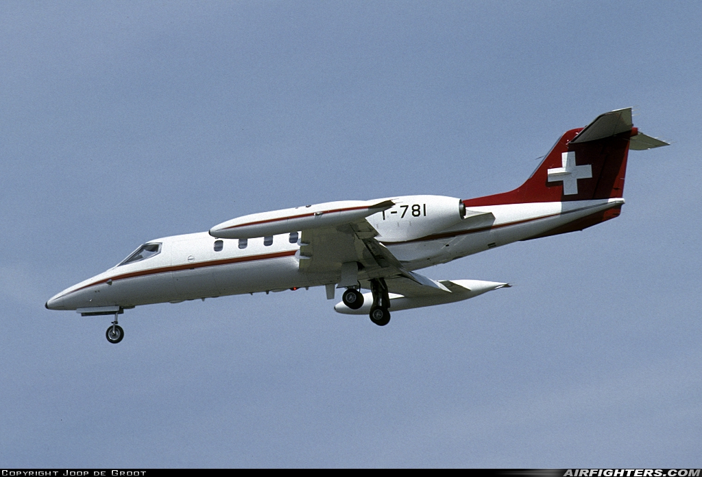 Switzerland - Air Force Learjet 35A T-781 at Fairford (FFD / EGVA), UK