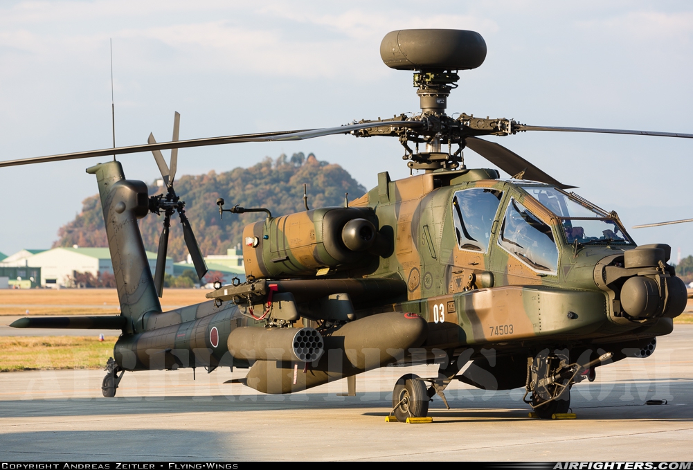Japan - Army Boeing AH-64DJP Apache Longbow 74503 at Gifu (RJNG), Japan