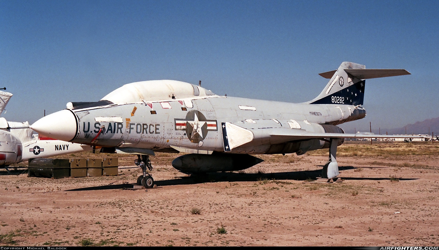 USA - Air Force McDonnell F-101B Voodoo 58-0282 at Tucson - Davis-Monthan AFB (DMA / KDMA), USA