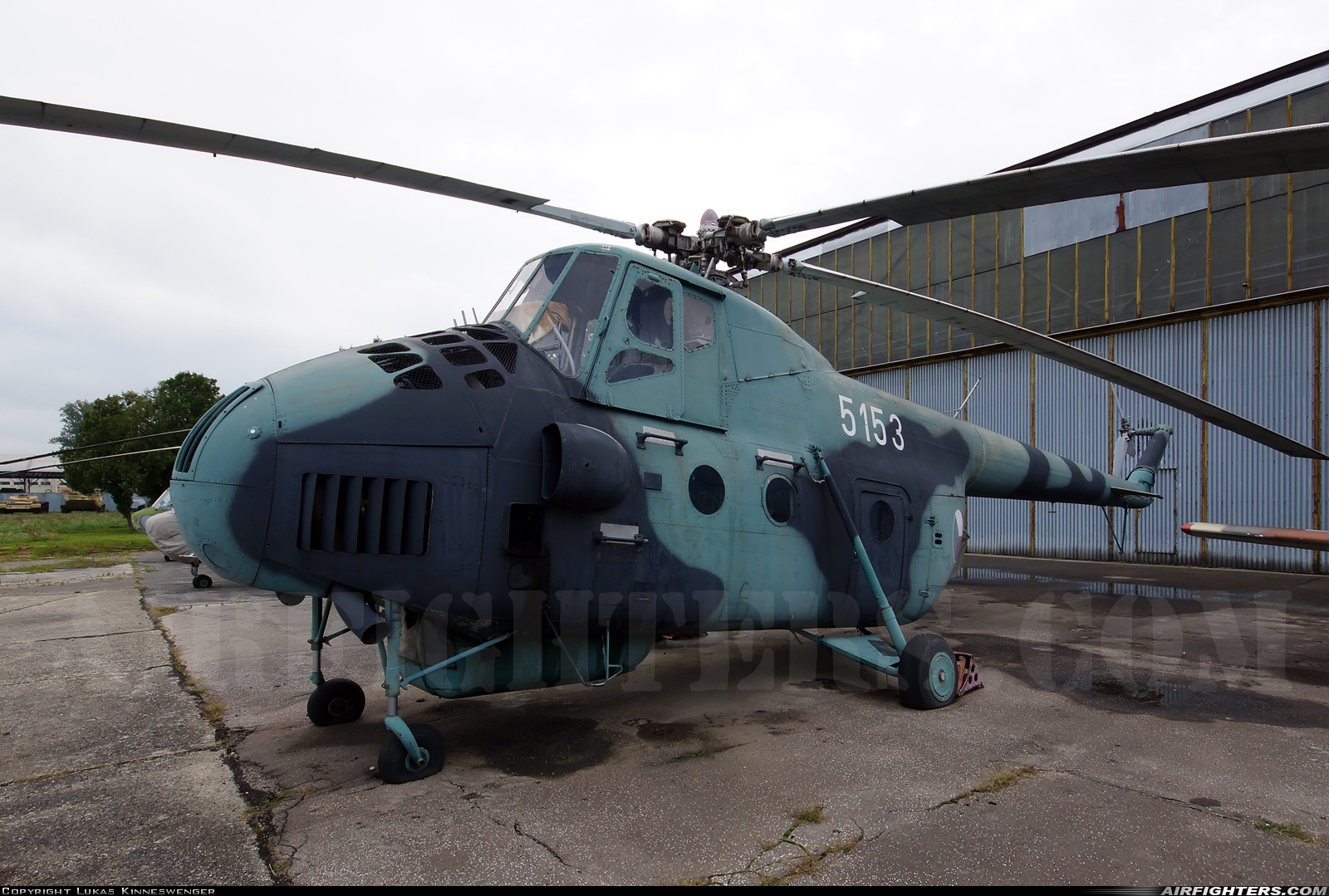 Czechoslovakia - Air Force Mil Mi-4A 5153 at Piestany (PZY / LZPP), Slovakia