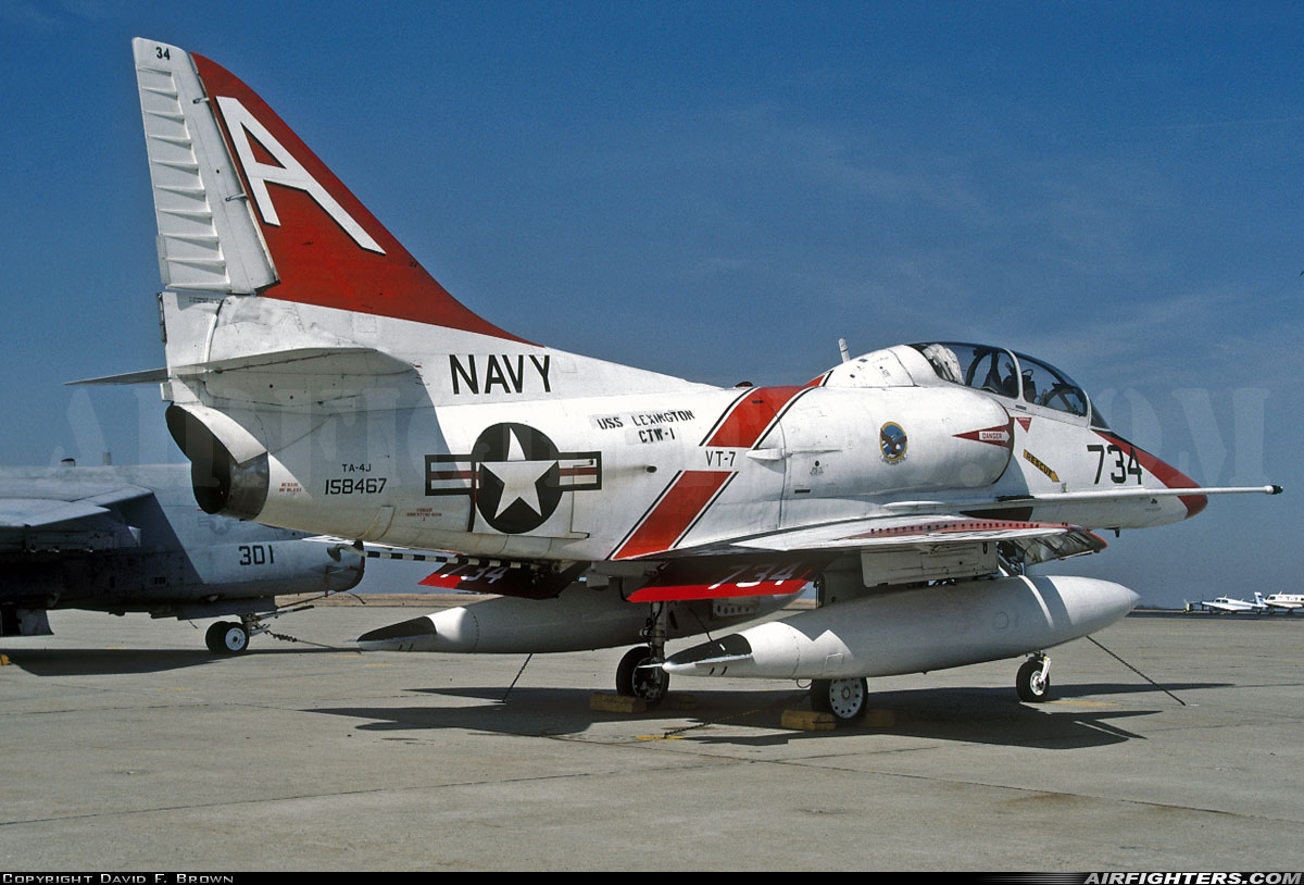 USA - Navy Douglas TA-4J Skyhawk 158467 at Camp Springs - Andrews AFB (Washington NAF) (ADW / NSF / KADW), USA