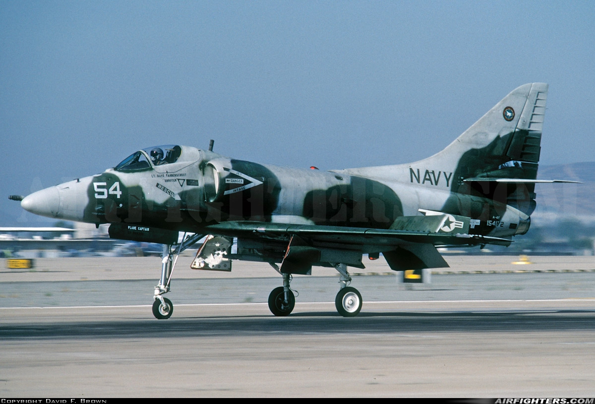 USA - Navy Douglas A-4F Skyhawk 154172 at San Diego - Miramar MCAS (NAS) / Mitscher Field (NKX / KNKX), USA