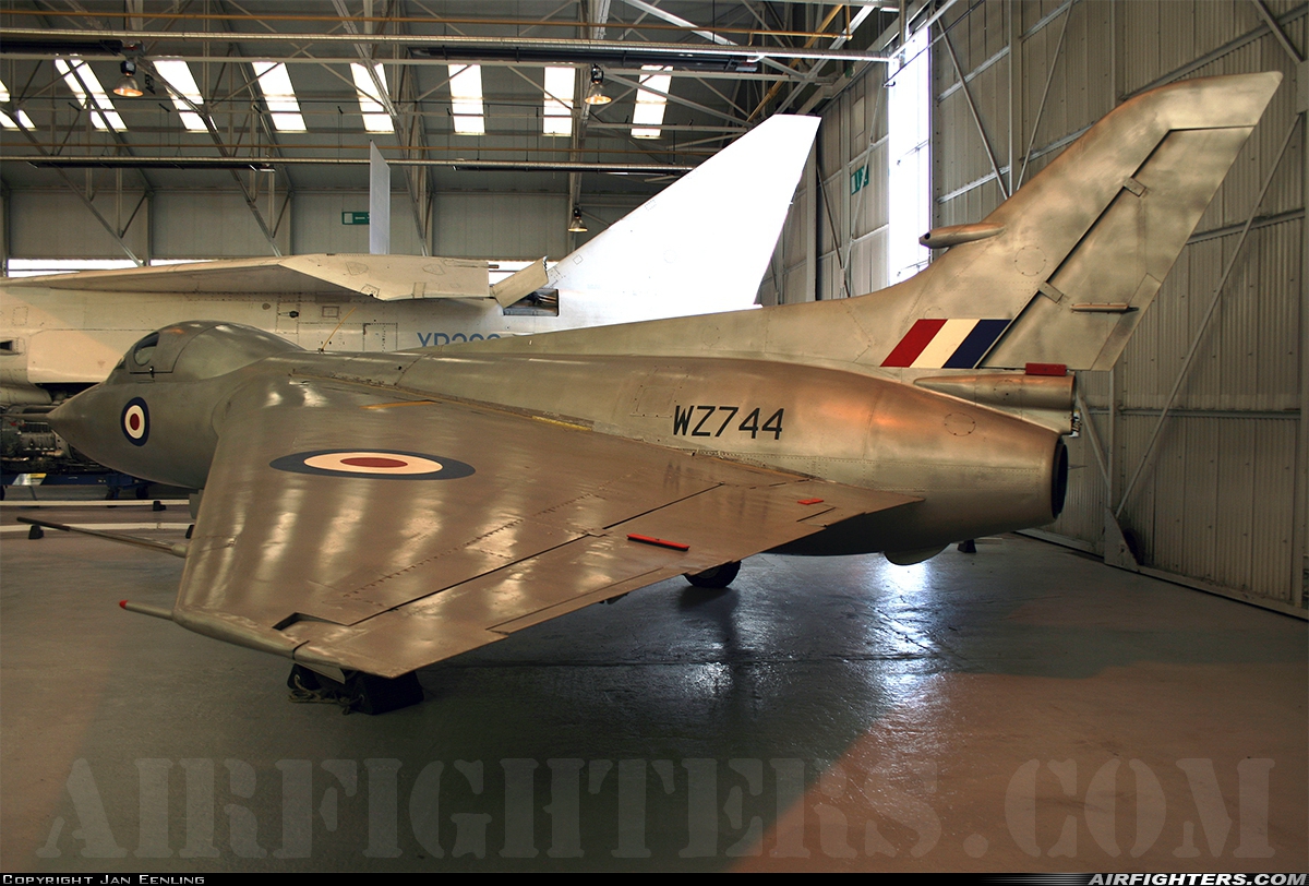 UK - Air Force Avro 707C WZ744 at Cosford (EGWC), UK