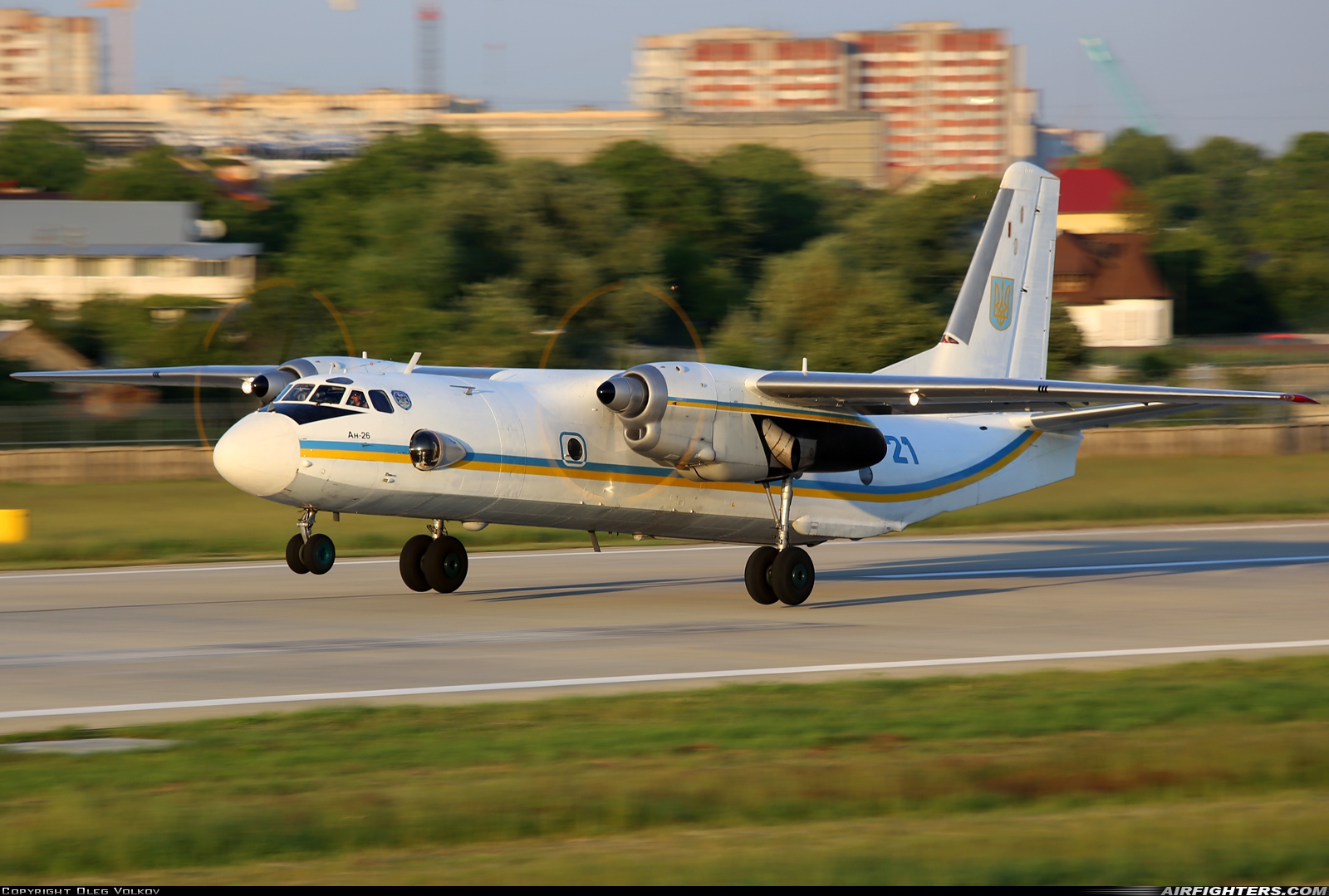 Ukraine - Air Force Antonov An-26 21 BLUE at Lviv - Danylo Halytskyi International (LWO / UKLL), Ukraine