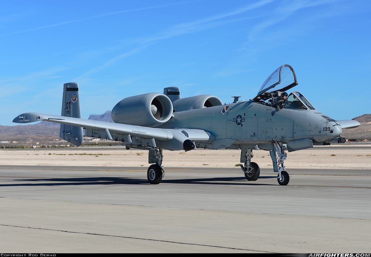 USA - Air Force Fairchild A-10C Thunderbolt II 79-0199 at Las Vegas - Nellis AFB (LSV / KLSV), USA