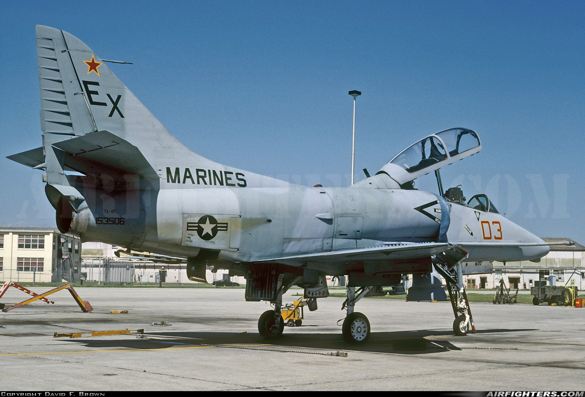 USA - Marines Douglas TA-4F Skyhawk 153506 at Beaufort - Merritt Field (KNBC), USA