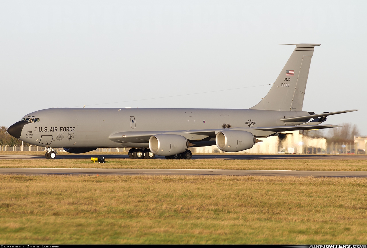 USA - Air Force Boeing KC-135R Stratotanker (717-100) 61-0288 at Mildenhall (MHZ / GXH / EGUN), UK