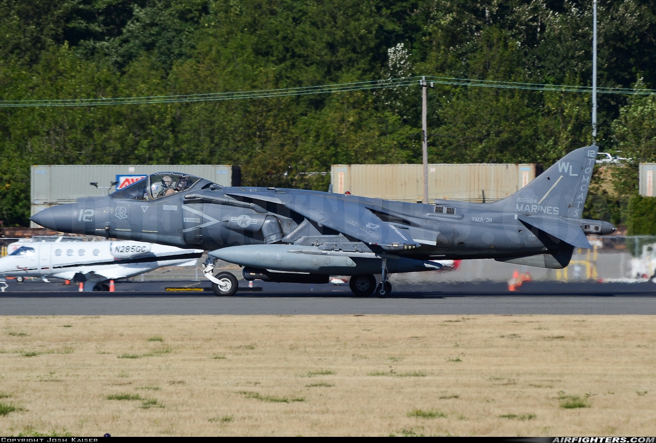 USA - Marines McDonnell Douglas AV-8B+ Harrier ll 165584 at Seattle - Boeing Field / King County Int. (BFI / KBFI), USA