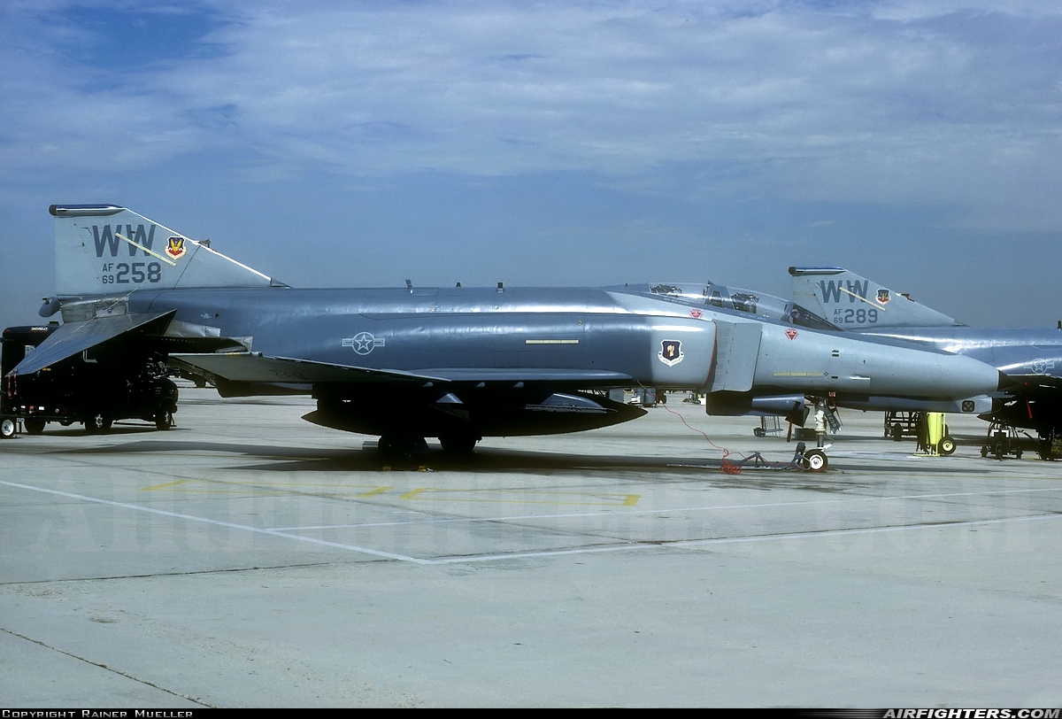 USA - Air Force McDonnell Douglas F-4G Phantom II 69-0258 at Victorville - Southern California Logistics (Int.) (George AFB) (VCV), USA